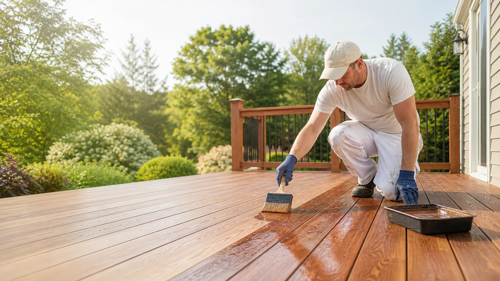 Deck Staining in Collingwood