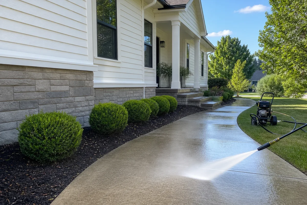 Power Washing Exterior Refresh - Power Washing
